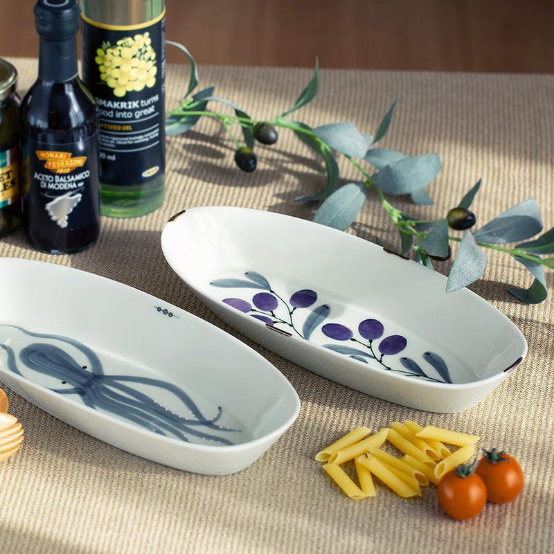 [PLATE] OLIVE DELICA | HASAMI WARES| SAIKAI TOKI