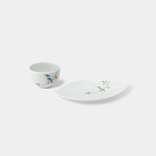 [JAPANESE TEA POT & DISH】 BIRDS OF BRANCH | HASAMI WARES| SAIKAI TOKI