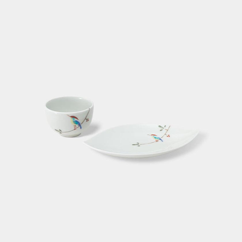 [JAPANESE TEA POT & DISH】 BIRDS OF BRANCH | HASAMI WARES| SAIKAI TOKI