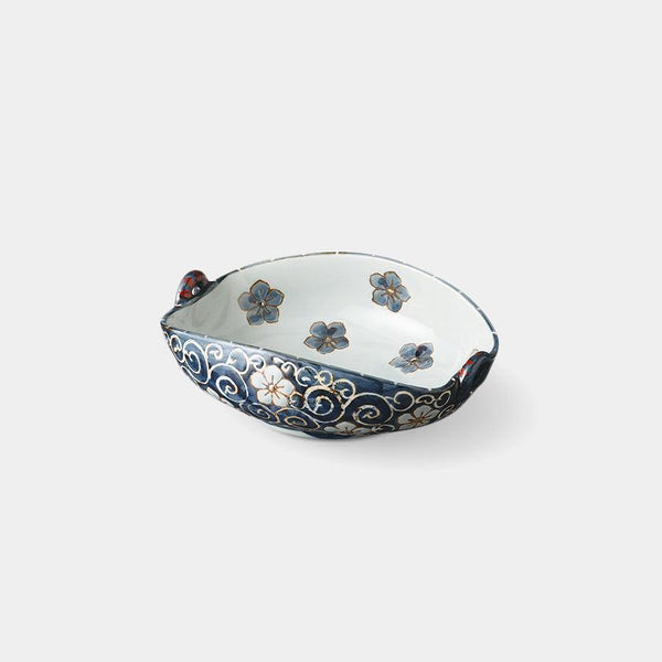[BOWL] KARAKUSA CHINESE BELLFLOWER | HASAMI WARES| SAIKAI TOKI