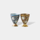 [CUP] KARAKUSA CHINESE BELLFLOWER PAIR | HASAMI WARES| SAIKAI TOKI