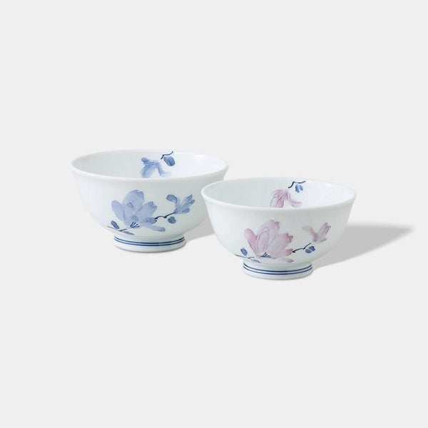 [RICE BOWL] TSUJIGAHANA PAIR | HASAMI WARES| SAIKAI TOKI