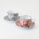[MUG (CUP)] ELEGANCE COFFEE CUP & SAUCER PAIR | HASAMI WARES| SAIKAI TOKI