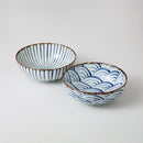 [BOWL] DYED PICTURE MULTI PAIR | HASAMI WARES| SAIKAI TOKI