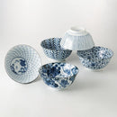 [BOWL] NISHIKI PICTURE MULTI SET OF 5 | HASAMI WARES| SAIKAI TOKI