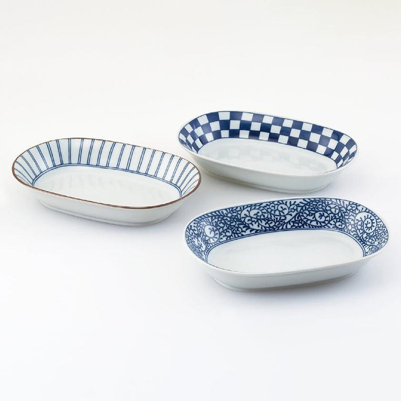 [BOWL] INDIGO COLOR SET OF 3 | HASAMI WARES| SAIKAI TOKI