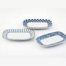 [DISH] INDIGO COLOR SET OF 3 | HASAMI WARES| SAIKAI TOKI
