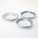 [DISH] INDIGO COLOR MULTI SET OF 3 | HASAMI WARES| SAIKAI TOKI