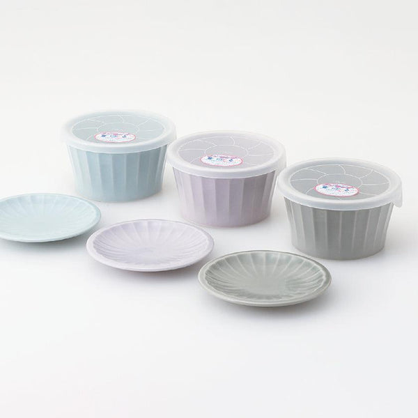 [SMALL DISH & MICROWAVE BOWL] KIKUWARI SET OF 6 | HASAMI WARES| SAIKAI TOKI