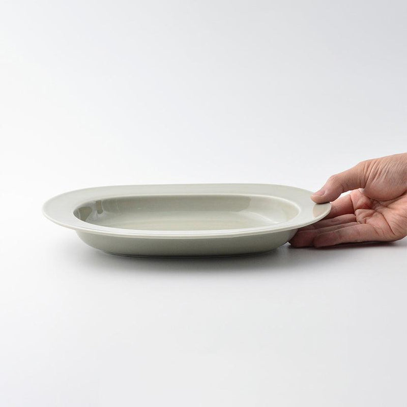 [PLATE] OVAL PASTA PLATE | HASAMI WARES| SAIKAI TOKI