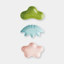 [SMALL DISH] HARE (PINE BAMBOO PLUM) SET OF 3 | HASAMI WARES| SAIKAI TOKI