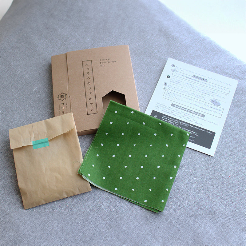 [BEESWAX WRAP] ROUND TRIANGULAR SQUARE SOMETIMES HEXAGONAL | HANDMADE KITS | TAKEDA SENZO STORE