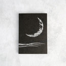 [STATIONERY] CRESCENT MOON (BLACK) | KARAKAMI (JAPANESE PAPER)｜KEIBIFUGETSU