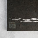 [STATIONERY] CRESCENT MOON (BLACK) | KARAKAMI (JAPANESE PAPER)｜KEIBIFUGETSU