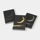 [STATIONERY] CRESCENT MOON (BLACK) | KARAKAMI (JAPANESE PAPER)｜KEIBIFUGETSU
