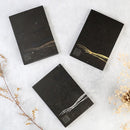 [STATIONERY] CRESCENT MOON (BLACK) | KARAKAMI (JAPANESE PAPER)｜KEIBIFUGETSU