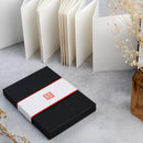 [STATIONERY] CRESCENT MOON (BLACK) | KARAKAMI (JAPANESE PAPER)｜KEIBIFUGETSU