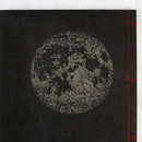 [STATIONERY] NOTEBOOK FULL MOON (BLACK) | KARAKAMI (JAPANESE PAPER)｜KEIBIFUGETSU