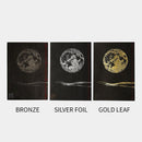 [STATIONERY] NOTEBOOK FULL MOON (BLACK) | KARAKAMI (JAPANESE PAPER)｜KEIBIFUGETSU