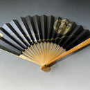 [HAND FAN] MOON-THINKING FULL MOON (STARRY SKY) | KARAKAMI (JAPANESE PAPER)｜KEIBIFUGETSU