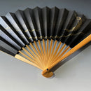 [HAND FAN] MOON-THINKING CRESCENT MOON (MILKY WAY) | KARAKAMI (JAPANESE PAPER)｜KEIBIFUGETSU