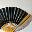 [HAND FAN] MOON-THINKING CRESCENT MOON (MILKY WAY) | KARAKAMI (JAPANESE PAPER)｜KEIBIFUGETSU