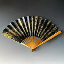 [HAND FAN] JAPANESE CYPRESS MOON-THINKING | KARAKAMI (JAPANESE PAPER)｜KEIBIFUGETSU