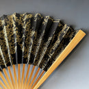 [HAND FAN] JAPANESE CYPRESS MOON-THINKING | KARAKAMI (JAPANESE PAPER)｜KEIBIFUGETSU