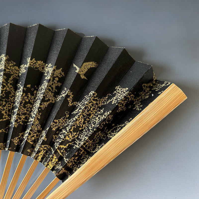 [HAND FAN] JAPANESE CYPRESS EAGLES SOAR | KARAKAMI (JAPANESE PAPER)｜KEIBIFUGETSU