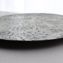 [LARGE PLATE (PLATTER)] KYO-YUZEN - BLACK | PRINTING AND KYO-YUZEN ENGRAVING| SANSAI STUDIO