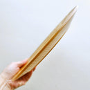 [LARGE PLATE (PLATTER)] RIMMED DISH - FLOWER | PRINTING AND KYO-YUZEN ENGRAVING| SANSAI STUDIO