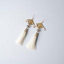 [CLIP-ON EARRINGS/EARRINGS] IVORY / CLEAR | KYO BUTSUDAN|IWATA HOURAIYA