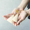 [CLIP-ON EARRINGS/EARRINGS] IVORY / CLEAR | KYO BUTSUDAN|IWATA HOURAIYA