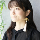 [CLIP-ON EARRINGS/EARRINGS] IVORY / COTTON PEARL WHITE | KYO BUTSUDAN|IWATA HOURAIYA