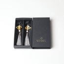 [CLIP-ON EARRINGS/EARRINGS] GRAY / COTTON PEARL WHITE | KYO BUTSUDAN|IWATA HOURAIYA