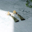 [CLIP-ON EARRINGS/EARRINGS] GREEN / PEARL GREEN | KYO BUTSUDAN|IWATA HOURAIYA