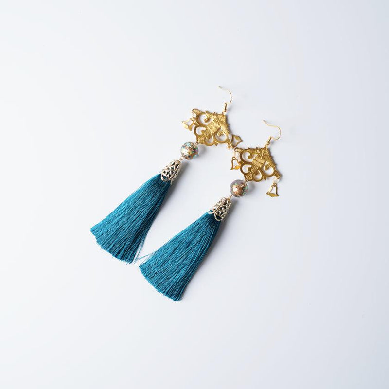 [CLIP-ON EARRINGS/EARRINGS] TURQUOISE / CLEAR | KYO BUTSUDAN|IWATA HOURAIYA