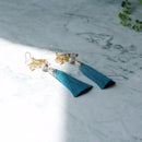 [CLIP-ON EARRINGS/EARRINGS] TURQUOISE / CLEAR | KYO BUTSUDAN|IWATA HOURAIYA