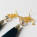 [CLIP-ON EARRINGS/EARRINGS] TURQUOISE / CLEAR | KYO BUTSUDAN|IWATA HOURAIYA