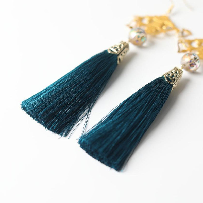 [CLIP-ON EARRINGS/EARRINGS] TURQUOISE / CLEAR | KYO BUTSUDAN|IWATA HOURAIYA