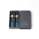 [CLIP-ON EARRINGS/EARRINGS] TURQUOISE / BLUE | KYO BUTSUDAN|IWATA HOURAIYA