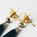 [CLIP-ON EARRINGS/EARRINGS] TURQUOISE / BLUE | KYO BUTSUDAN|IWATA HOURAIYA