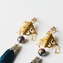 [CLIP-ON EARRINGS/EARRINGS] TURQUOISE / BLUE | KYO BUTSUDAN|IWATA HOURAIYA