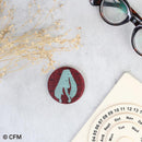 [BADGE] TIN BADGE | NISHIJIN ORI (TEXTILES) | HATSUNE KOUBOU