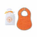 [BIB] BIB * 1 (ORANGE) | ORGANIC TOWEL | HIPPOPOTAMUS