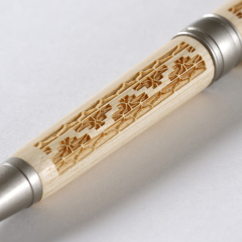 [PEN] AINU PATTERN BALLPOINT PEN | AINU CRAFTS | CIKARPE AKAN