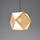 Image is for illustration purposes. (KIRIKO PENDANT LIGHT: Hanging image).