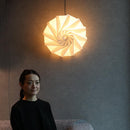 [PENDANT LIGHT / LIGHTING] SETTO-KA LARGE FLOWER SERIES THIN VORTEX (S-XL SIZE) | KYO HYOGU (ART MOUNTINGS)INNOVATIVE CRAFTWORKS