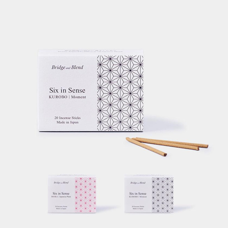 [INCENSE] SIX IN SENSE STICKS 20 PCS 100% NATURAL HANDMADE | FRAGRANCE FORMULATION | BRIDGE AND BLEND