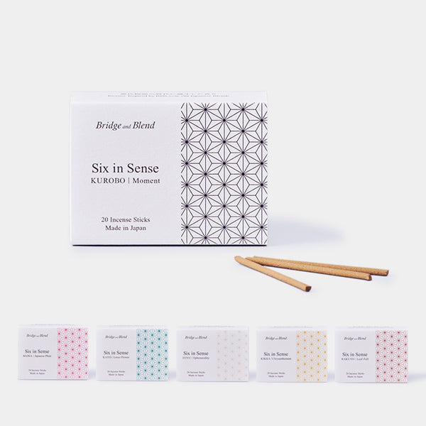 [INCENSE] SIX IN SENSE STICKS 20 PCS 100% NATURAL HANDMADE | FRAGRANCE FORMULATION | BRIDGE AND BLEND